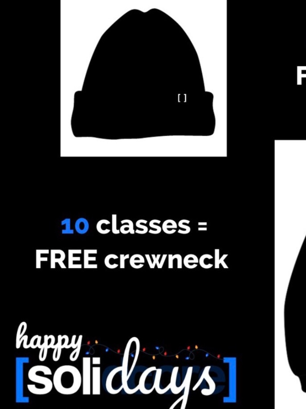 [Solidcore] Solidays challenge
2024 limited edition Black Knit Beanie